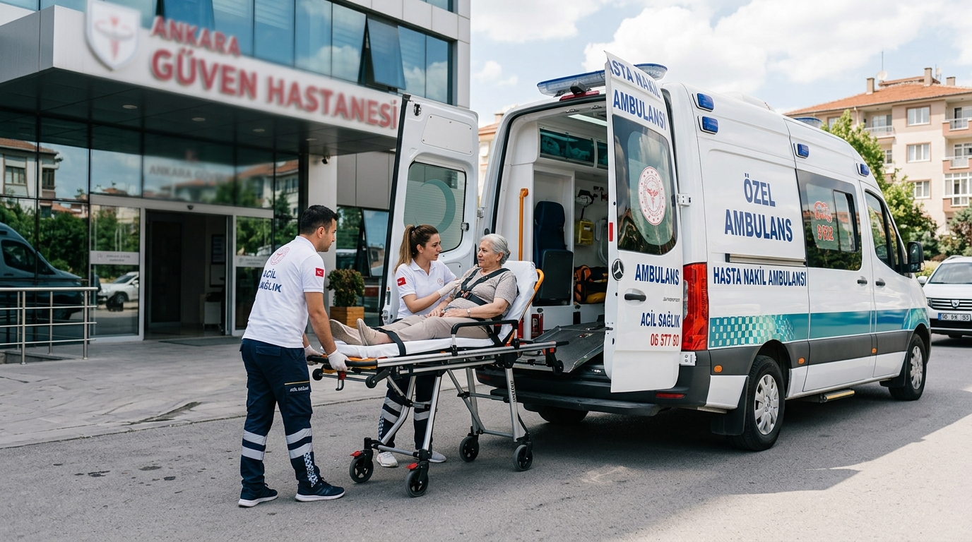 Ankara Şehir İçi Hasta Nakil Ambulansı Rehberi: Güvenli ve Konforlu Taşıma